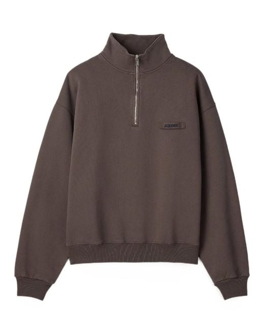 Jacquemus Brown The Trucker Gros Grain for men