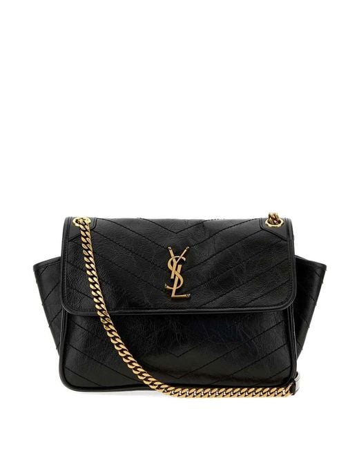 Saint Laurent Black Niki Tripouch Bag