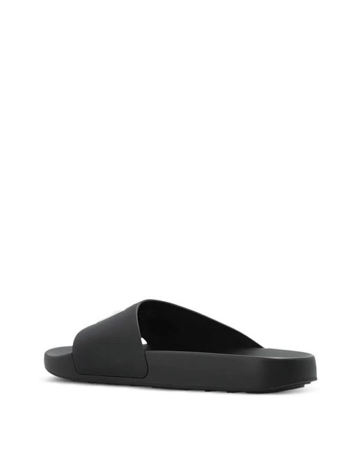 Givenchy White Label Rubber Flat Mules