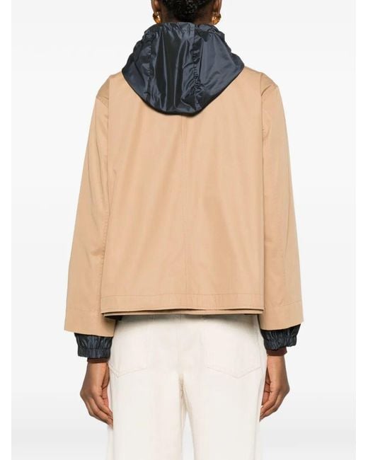 Herno Natural Reversible Gabardine Short Jacket