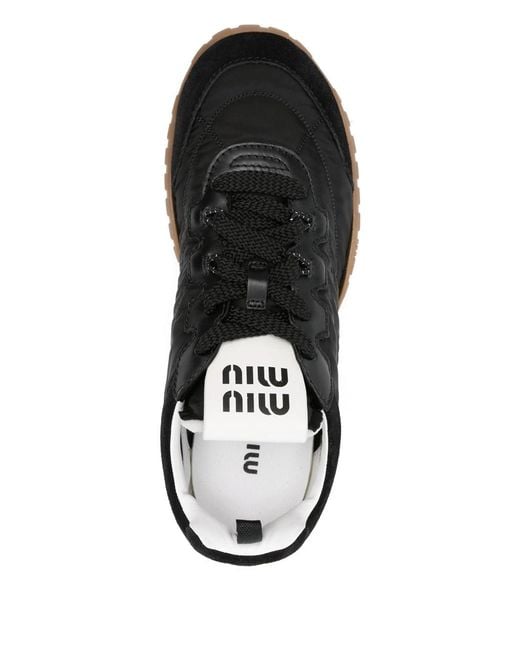 Miu Miu Black Sneakers Tyre