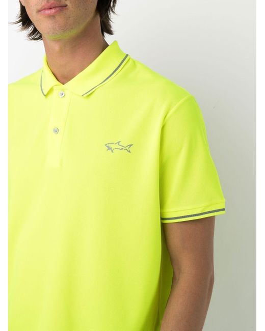 Paul \u0026 Shark Cotton Polo in Yellow 