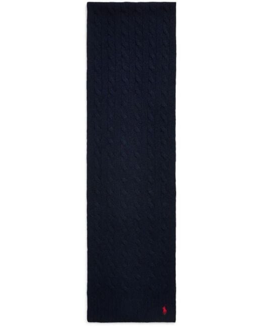 Polo Ralph Lauren Blue Polo Pony Scarf