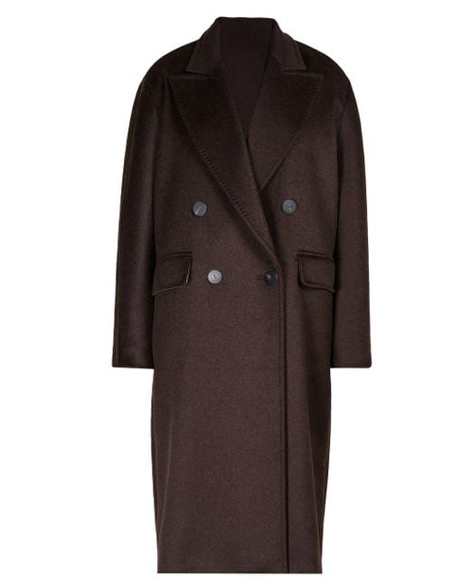 Max Mara Brown Wool Trench Coat