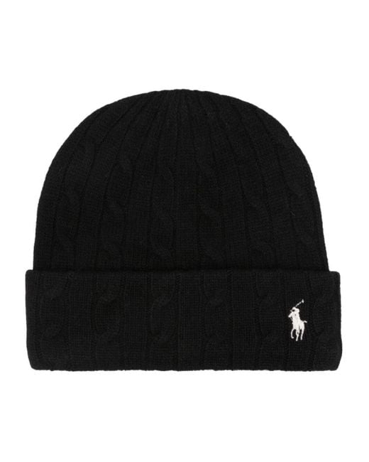 Polo Ralph Lauren Black Hat With Logo