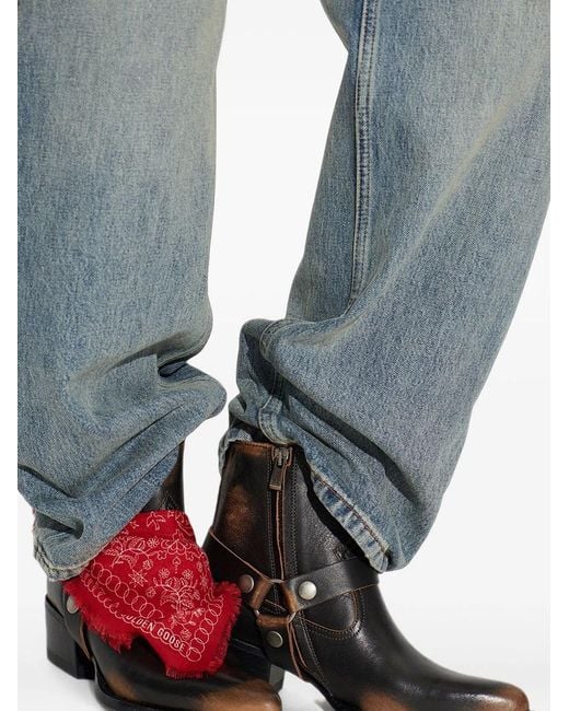 Golden Goose Deluxe Brand Red Debbie Low Boots