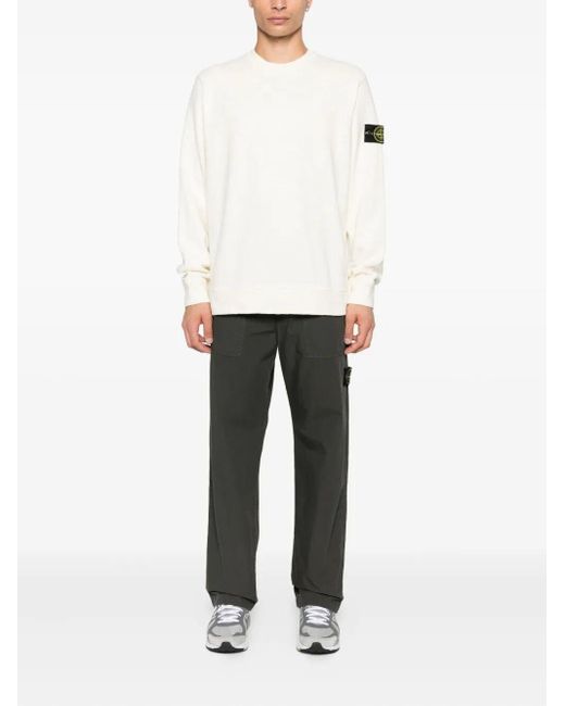 Stone Island White Sweaters for men