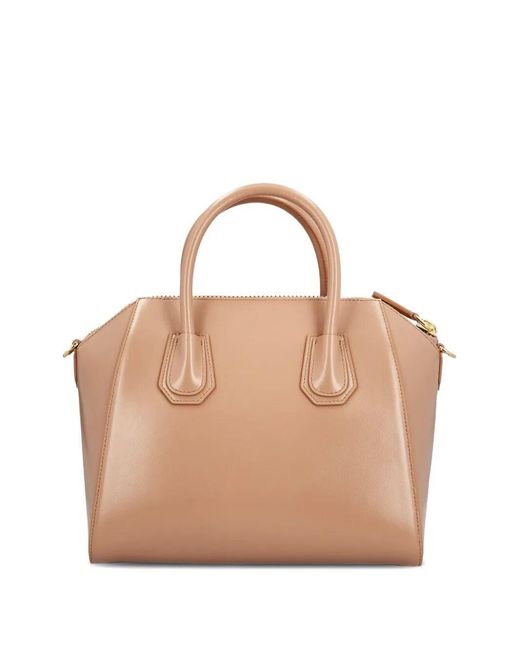 Givenchy Natural Antigona Small Box Leather Bag