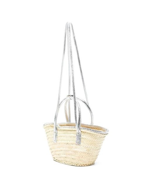 Jacquemus White Le Petit Panier Soli