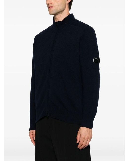 C P Company Blue Knitwear/Cardigan for men