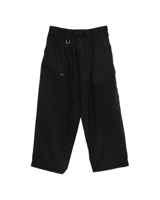 Y-3 White Zip-Up Trousers for men