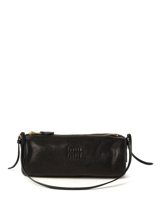 Miu Miu Black Nappa Pouch