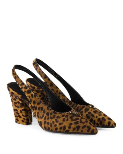 Prada Brown Slingback