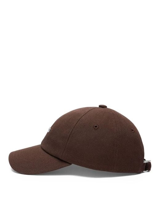 Jacquemus Brown The Gadjo Cap for men