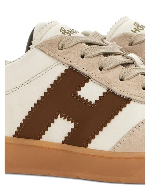 Hogan Brown Sneakers With Lace-Up Fastening
