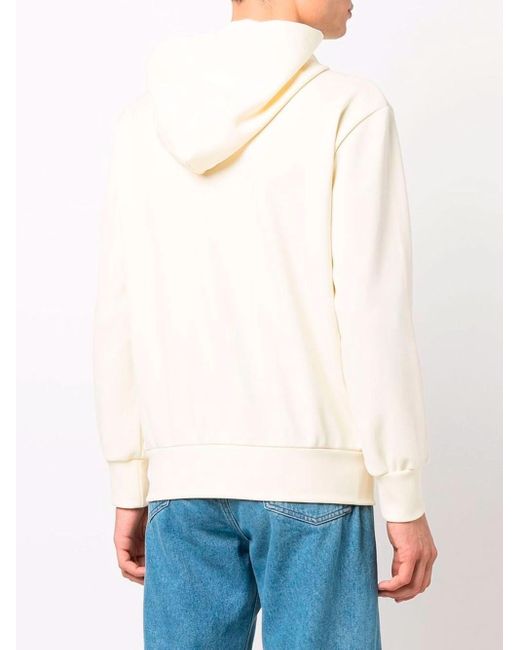 COMME DES GARÇONS PLAY White Sweatshirt With Applied Heart for men