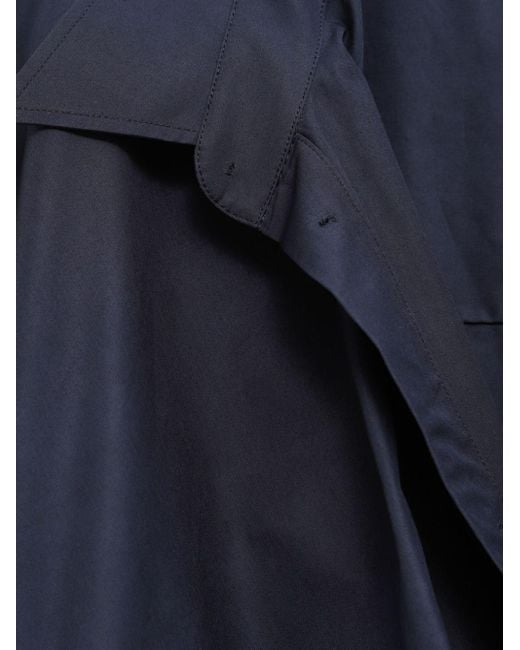 Balenciaga Blue Mini Shirt Dress