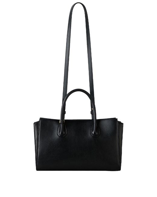 Givenchy Small Shiny Black Grained Leather "catchall Antigona