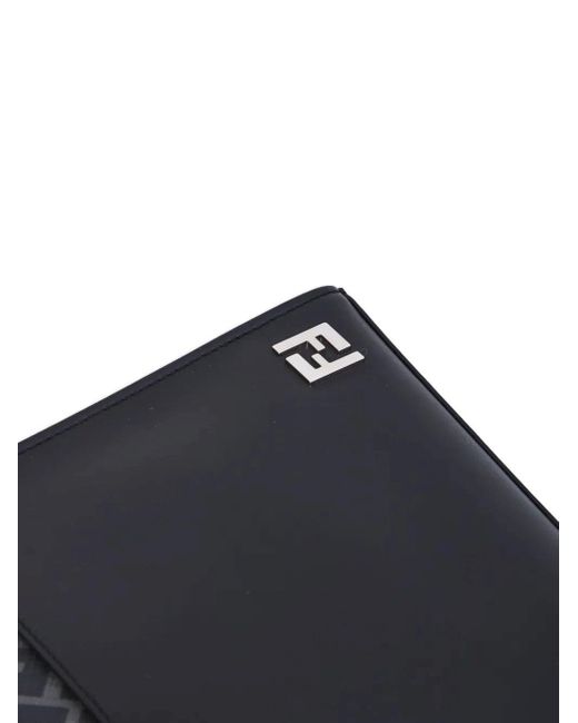 Clutch Squared Ff di Fendi in Black da Uomo