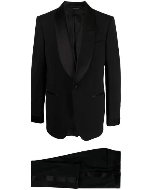 Completo monopetto sartoriale di Tom Ford in Black da Uomo