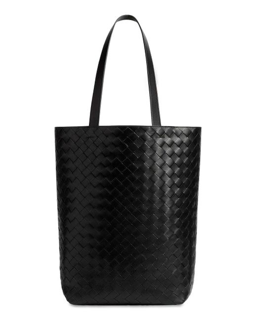 Bottega Veneta Black Small Braided Tote Bags for men