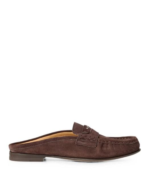 Fendi Brown Scrunch Sandal