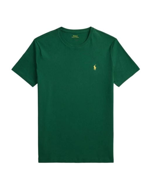 Polo Ralph Lauren Green Custom Slim Fit Jersey T-Shirt for men