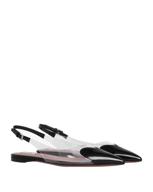 Alaïa Black "Le Coeur" Slingback Flats