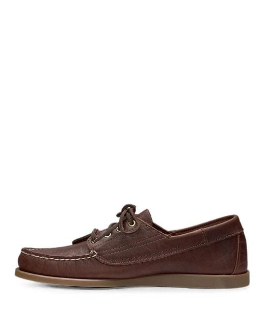 Sebago Brown Askook Artisan Momoth Leather Loafers for men