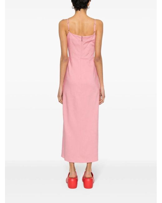 MSGM Pink Fiocco Dress Clothing