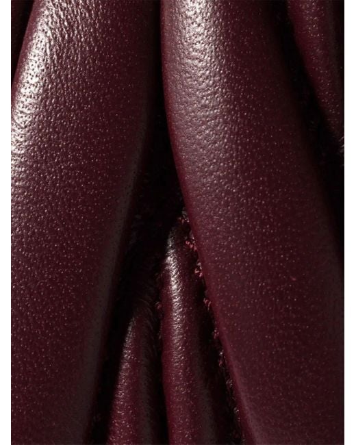 Miu Miu Purple Wander Matelassã Nappa Leather Small Hobo Bag