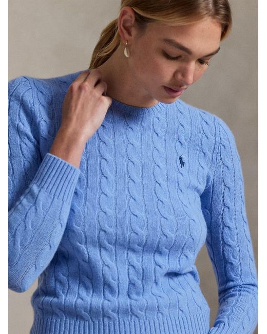 Polo Ralph Lauren Blue Crew Neck Pullover