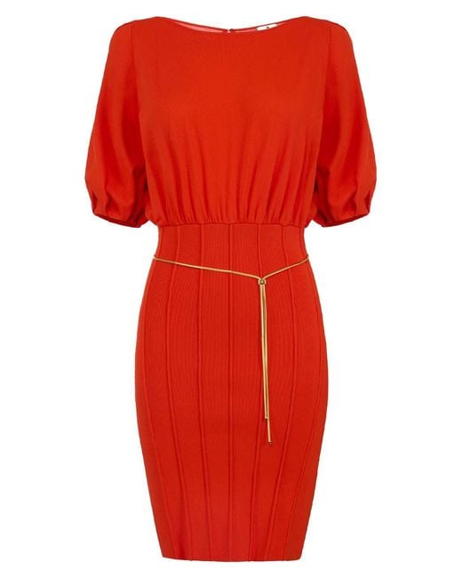 Elisabetta Franchi Red Mini Dress