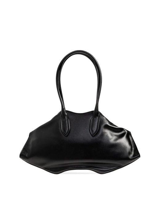 McQueen Black Manta Nappa Bag