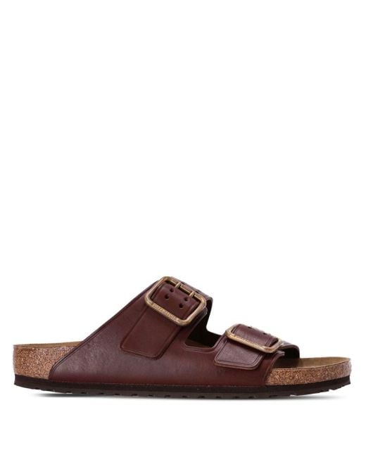 Birkenstock Brown Arizona Bold Leather Sandals for men