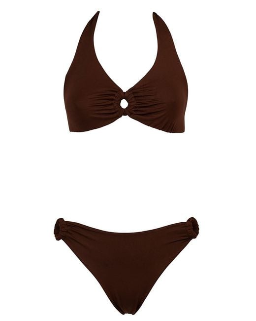Fisico Brown Ring Bikini
