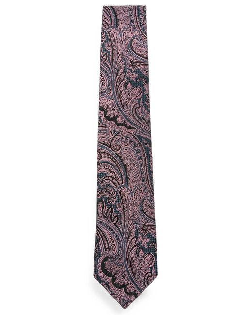 Cravatta di Dries Van Noten in Purple da Uomo