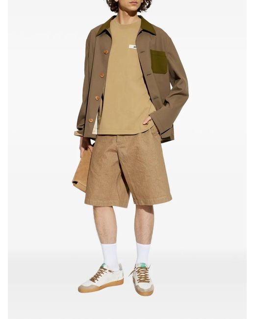 Jacquemus Natural Le Short De-Nimes Pastro for men