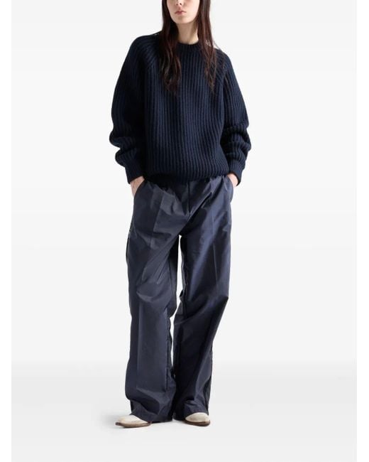 Prada Blue Lightweight Re-Nylon Pants