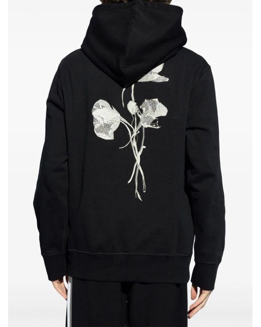 Alexander McQueen Black Sweatshirt With Embroidery for men