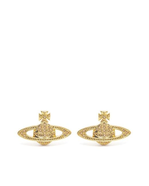 Vivienne Westwood Metallic Mini Bas Relief Earrings