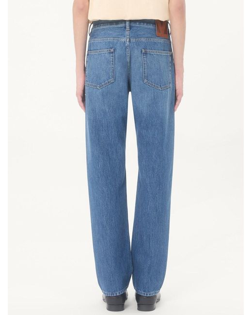 Valentino Garavani Blue Flare Five-pocket Jeans for men