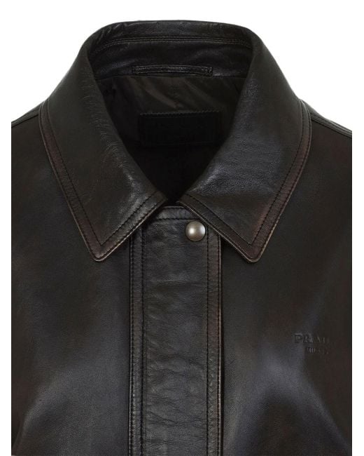 Prada Black Leather Jacket