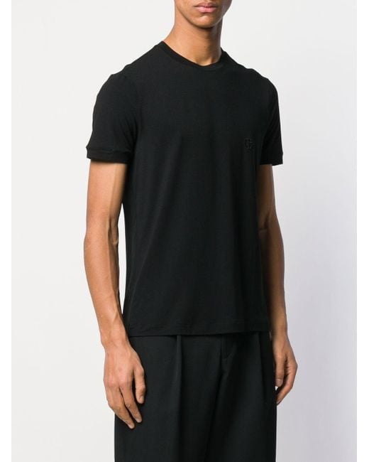 Giorgio Armani Black Slim Fit T-Shirt for men
