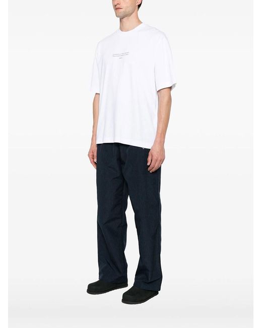 Off-White c/o Virgil Abloh White Crew Neck T-Shirts for men