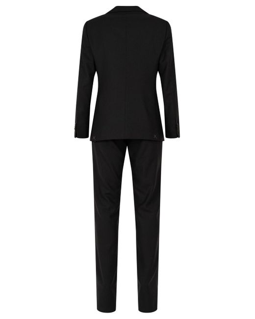 Giorgio Armani Black Single-breasted Suit Clothing for men