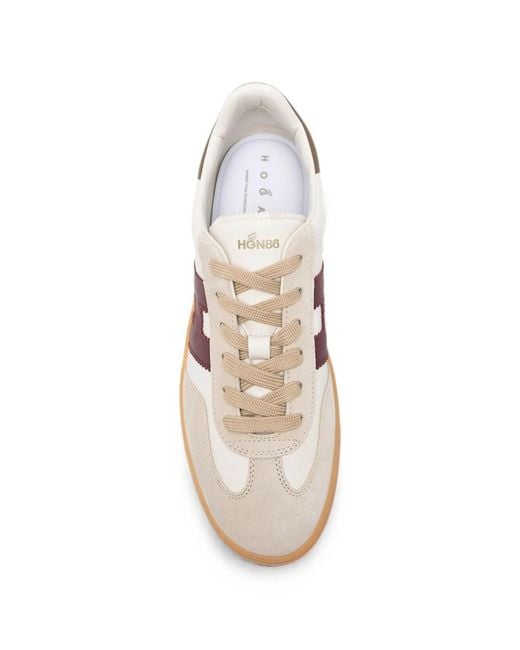 Hogan Pink Color Block Sneakers for men
