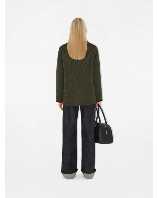 Burberry Black Diamond-Quilting Jacket
