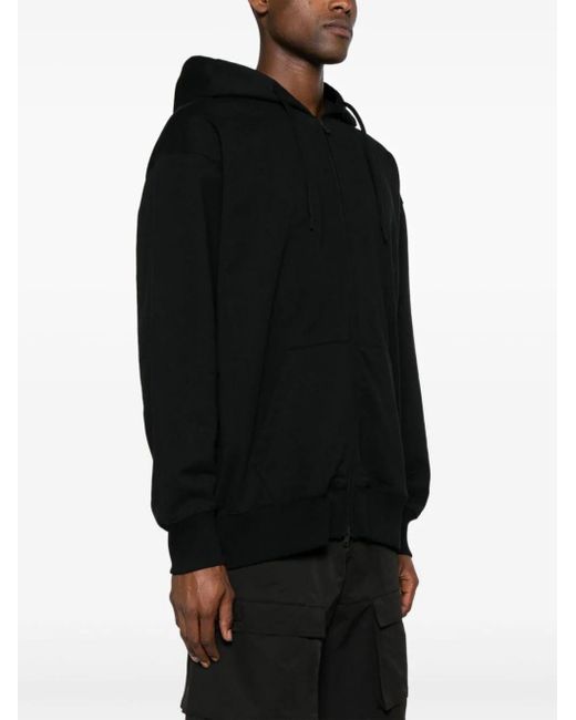 Y-3 Black French Terry Hoodie Clothing for men
