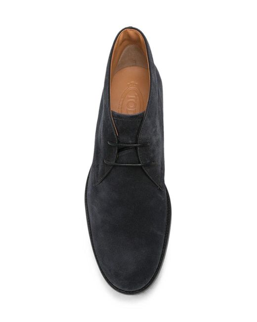 Tod's Black Suede Desert Boots for men
